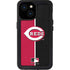 MLB Cincinnati Reds Split iPhone 15 Waterproof Case